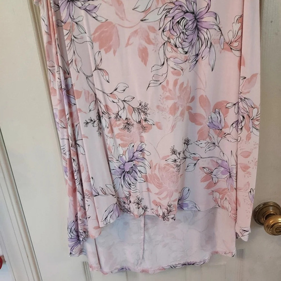 Torrid Pink Birch Beauty Floral Bow Back Tank in Size 1 - Picture 5 of 11
